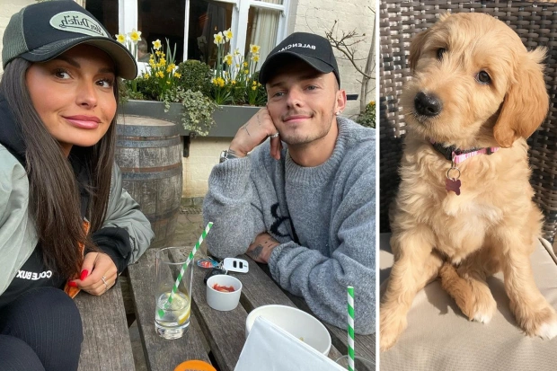 White enjoys outing with stunning girlfriend and her dog ahead of Arsenal clash