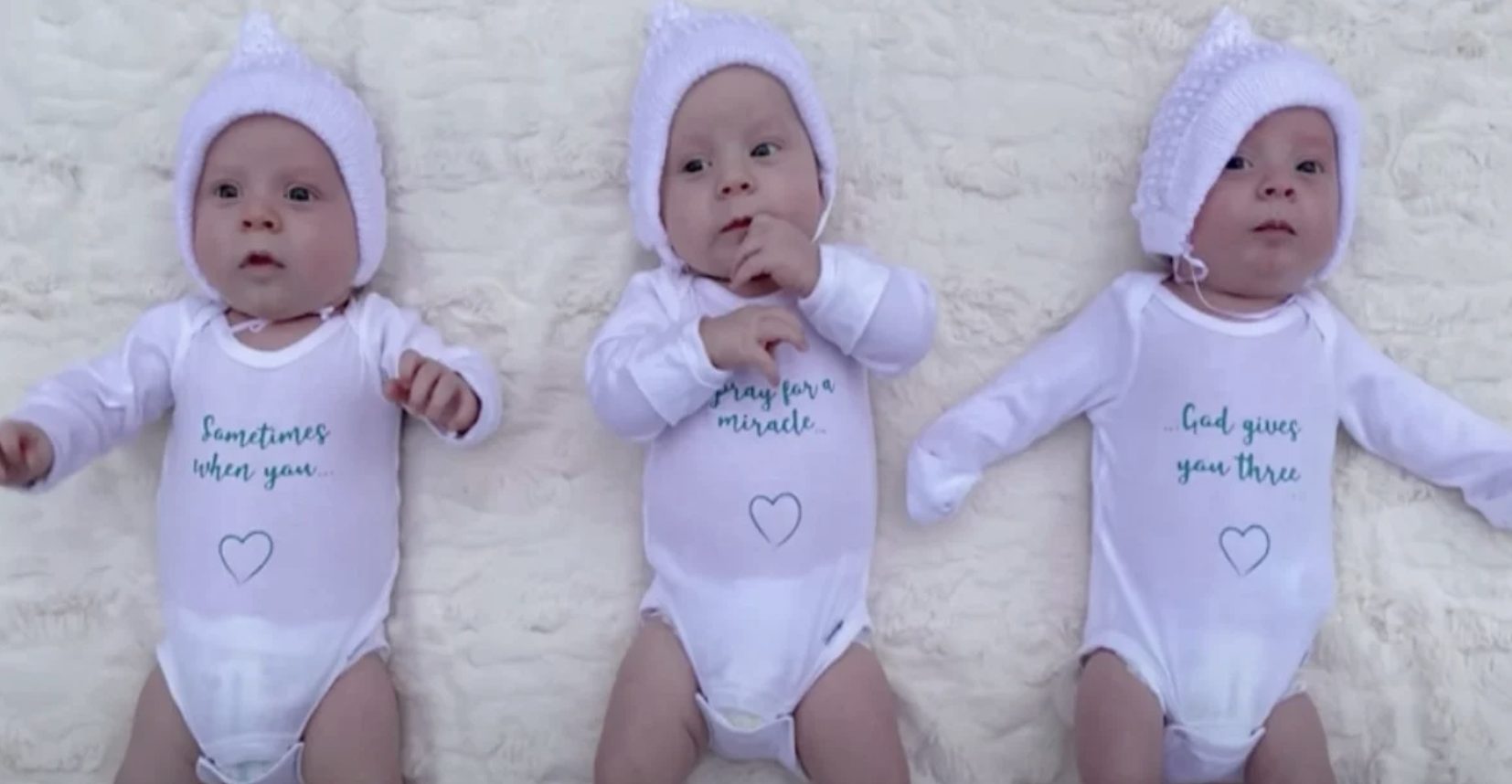 Mom Rejoices After Her Identical Triplets Are Born After A Doctor Said It Would Never Happen