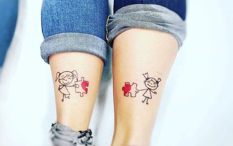 52+ Matching Sister Tattoos to Honor Your Unbreakable Bond - mysteriousevent.com