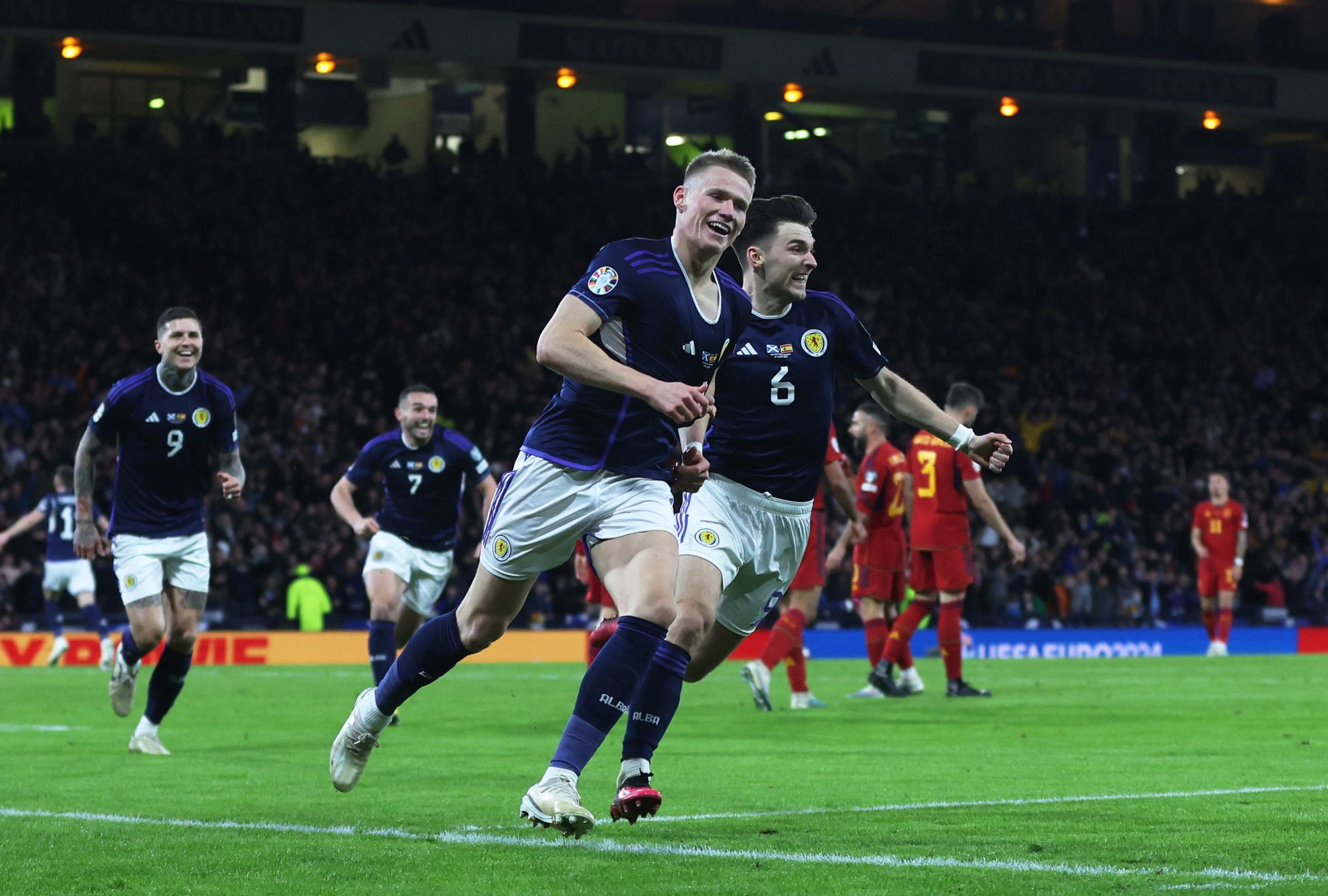 Scotland vs Spain summary: McTominay scores twice, goals, highlights | Euro  2024 qualifying - AS USA