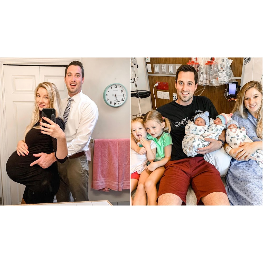 Mother of Triplets Posts Incredible Before-And-After Pregnancy Photographs