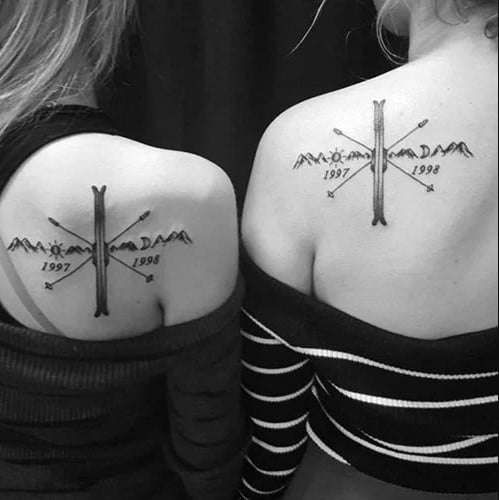 52+ Matching Sister Tattoos to Honor Your Unbreakable Bond - mysteriousevent.com