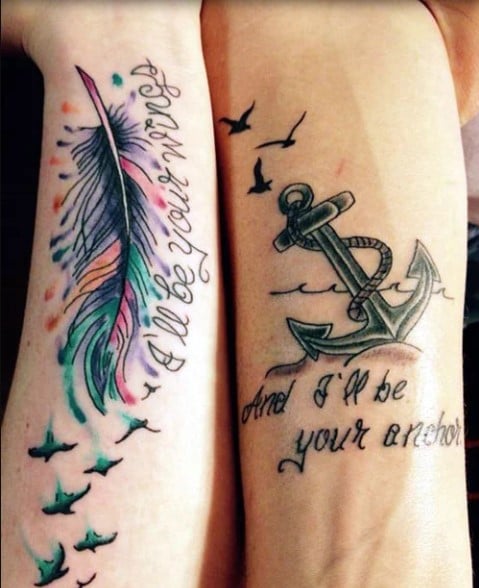 52+ Matching Sister Tattoos to Honor Your Unbreakable Bond - mysteriousevent.com