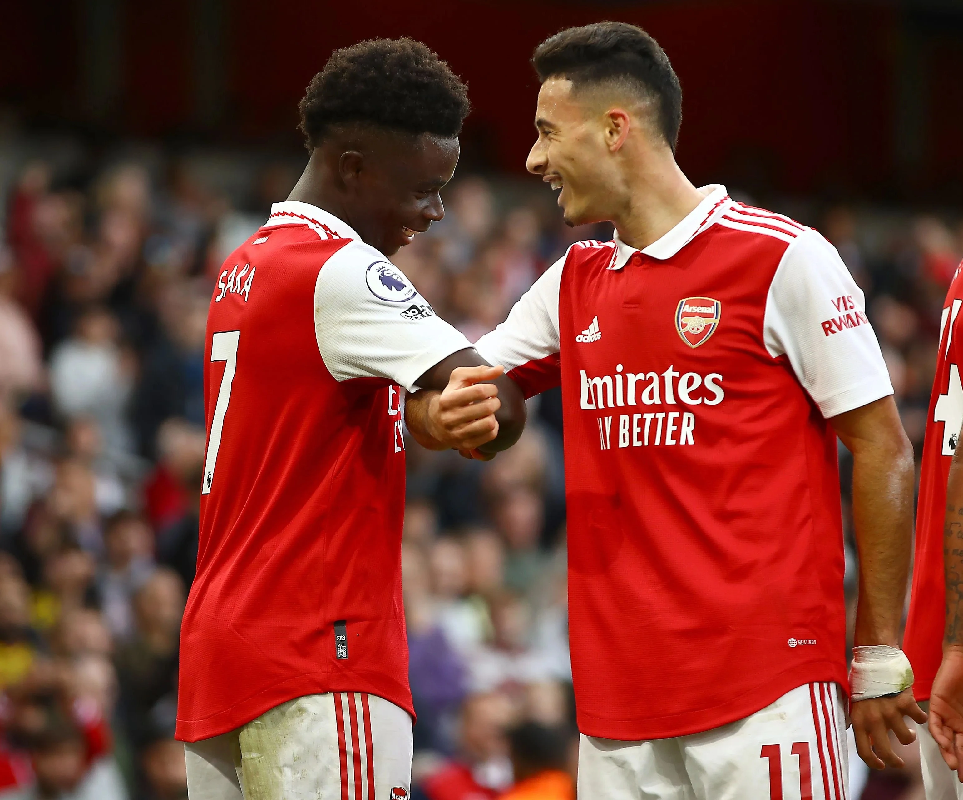 Arsenal confident Bukayo Saka will join Gabriel Martinelli in signing new  long-term contract thanks to 'love for club' | The Sun