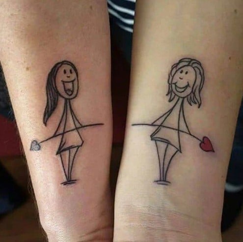 52+ Matching Sister Tattoos to Honor Your Unbreakable Bond - mysteriousevent.com