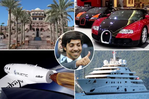 Sheikh Mansour, owner of Manchester City, is worth £17 billion and owns a mega yacht, castle, and fleet of supercars.