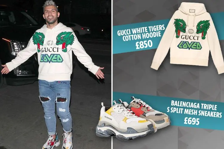 Sergio Aguero fashion: How to dress like a former Gucci-loving Man City star on a budget