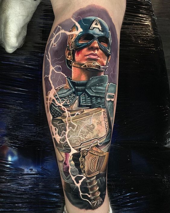 Top 100+ Marvel Tattoo Ideas [2023 Inspiration Guide] – exploretheworls.com