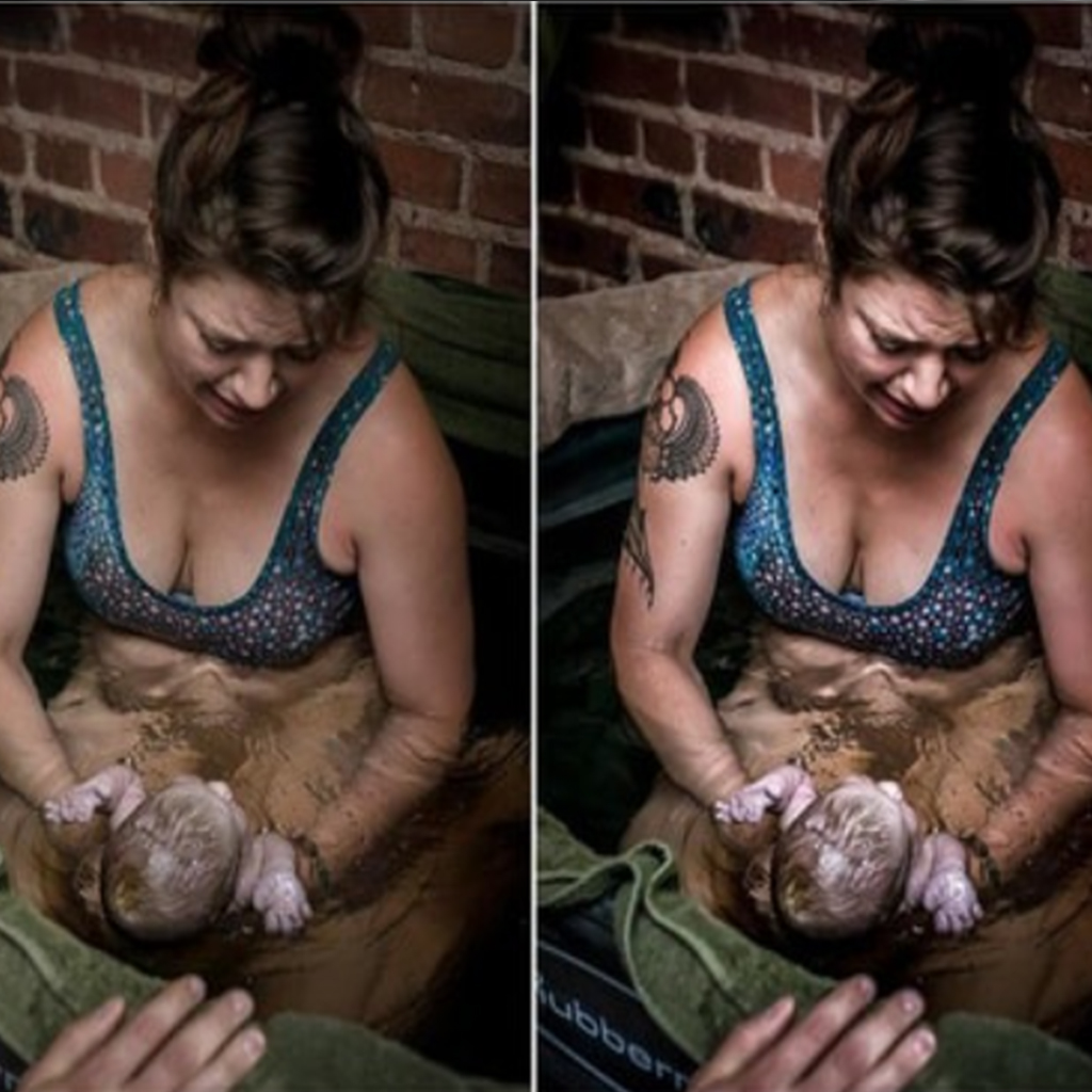 10 Stunningly Natural Pictures of Moms Holding Their Babies for the First Time