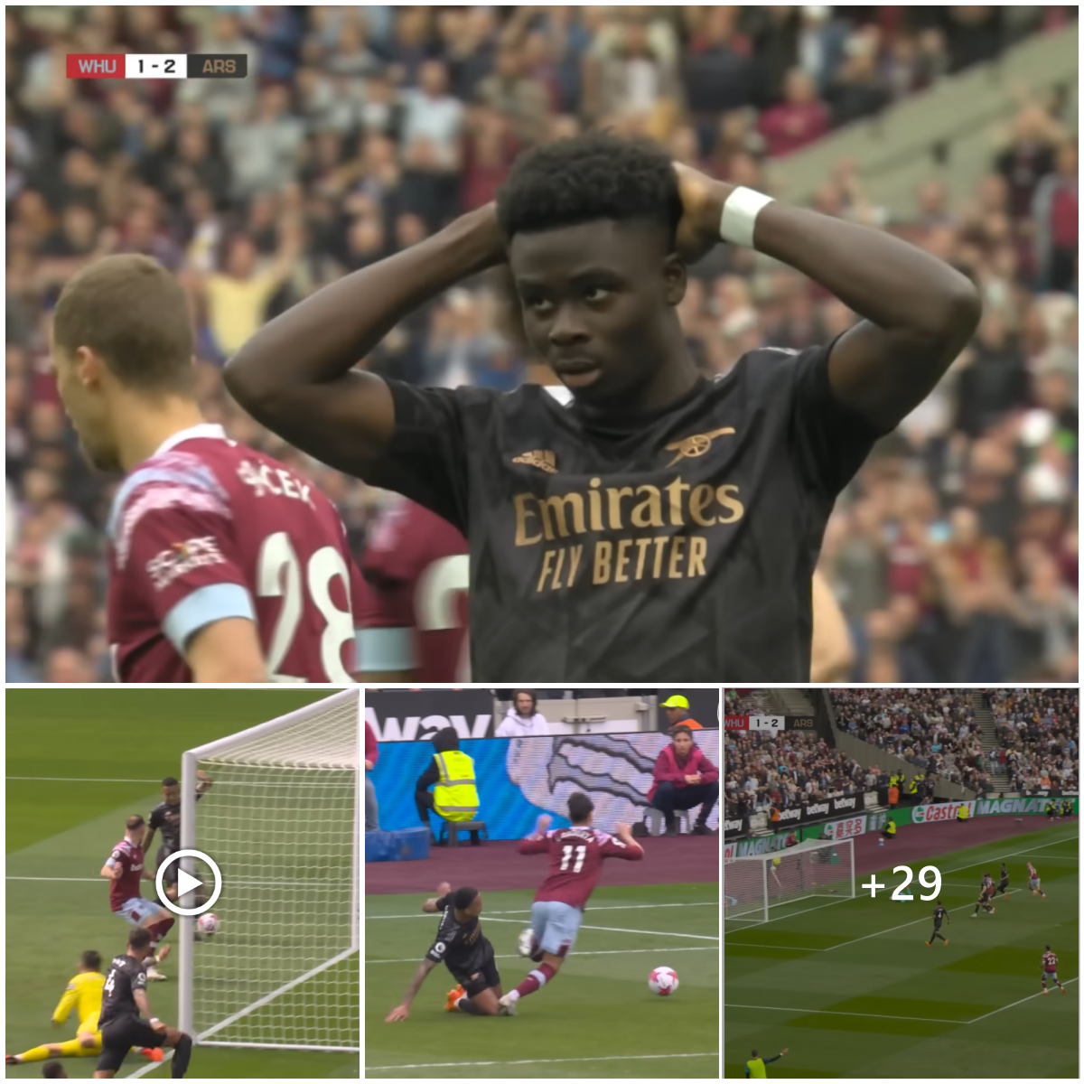 Saka Made Arsenal Draw Bitterly Against West Ham - Amazingtoday.net