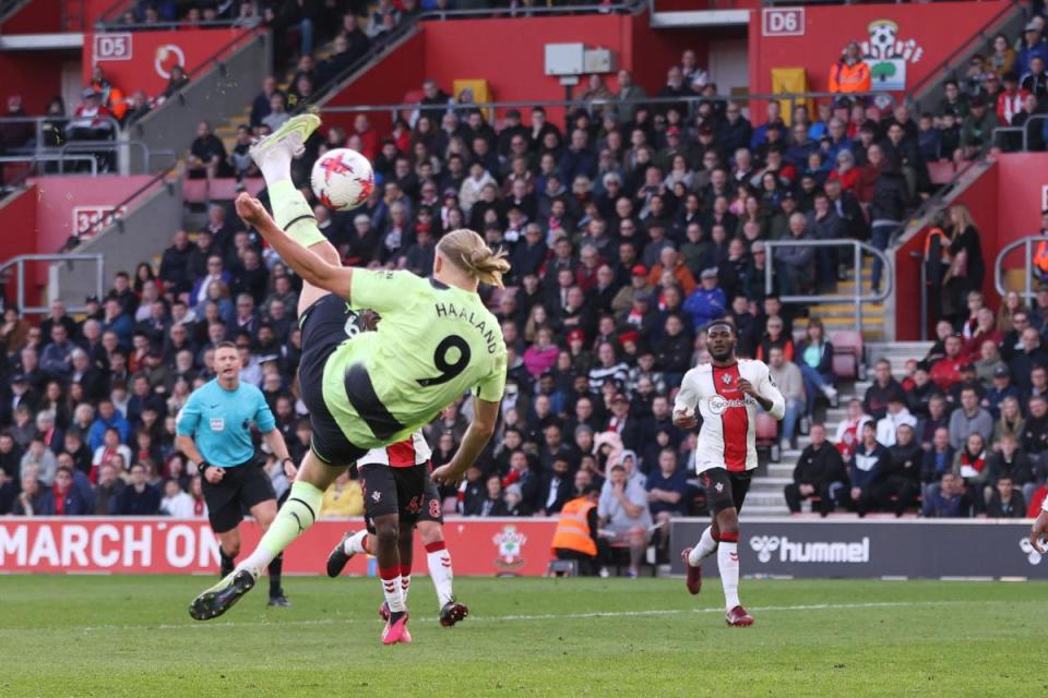 Erling Haaland bags a brace as Manchester City make short work of Southampton