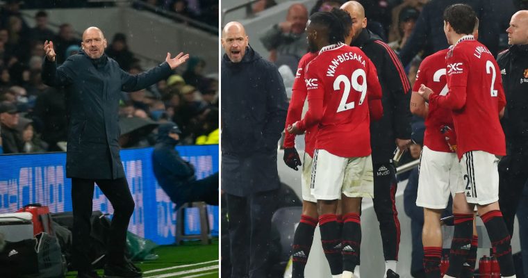 Erik ten Hag points out why Man Utd became so lifeless in the 2nd half: 'We have overload'