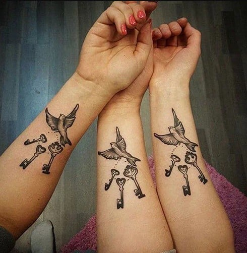 52+ Matching Sister Tattoos to Honor Your Unbreakable Bond - mysteriousevent.com