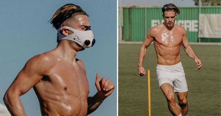 Jack Grealish looks hench as he trains topless in Greece after Man City star attends pal Conor Hourihane’s wedding