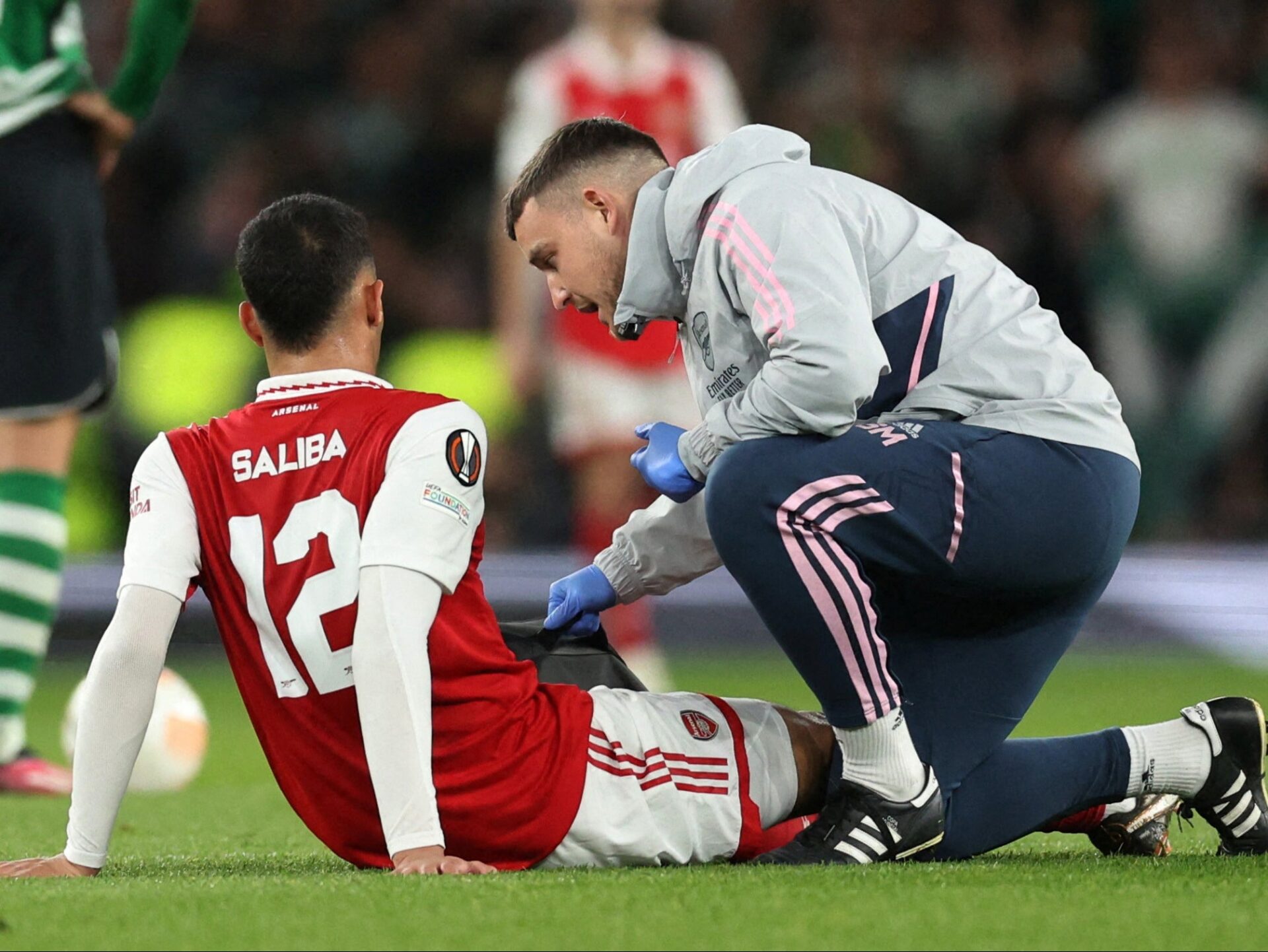 Arsenal suffer William Saliba injury setback ahead of title showdown | The  Independent