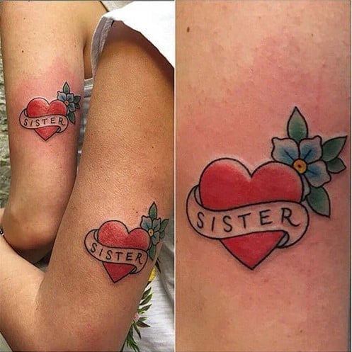 52+ Matching Sister Tattoos to Honor Your Unbreakable Bond - mysteriousevent.com