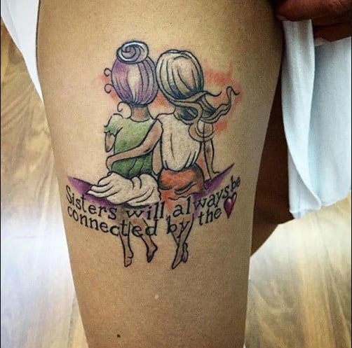 52+ Matching Sister Tattoos to Honor Your Unbreakable Bond - mysteriousevent.com