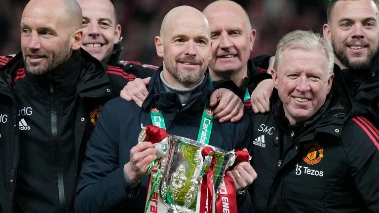 Erik ten Hag has Jose Mourinho challenge to face after the Carabao Cup final win as he makes classy gesture to Sir Alex Ferguson