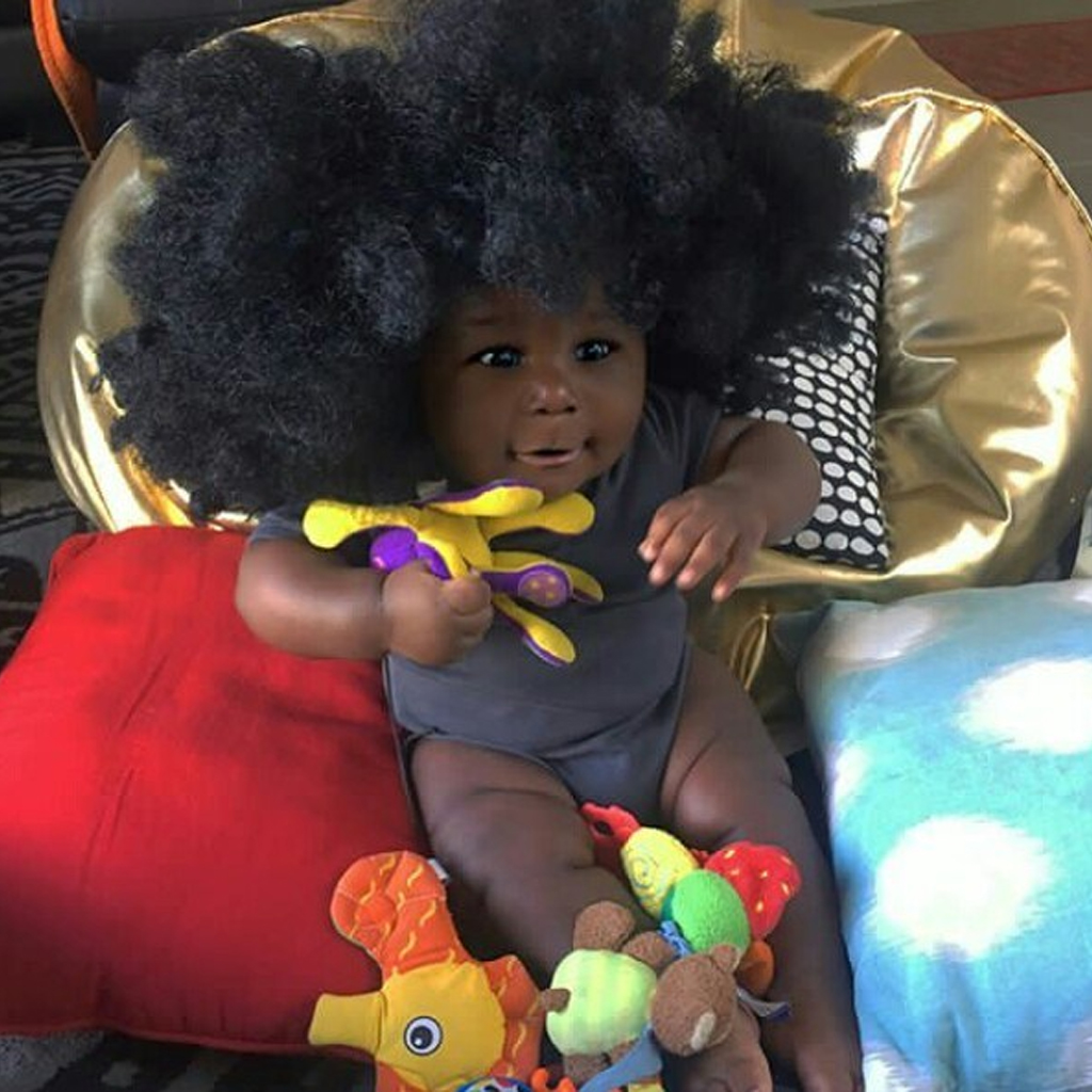 Young Mother Celebrates Her Adorable Baby With the Most Gorgeous Black Skin