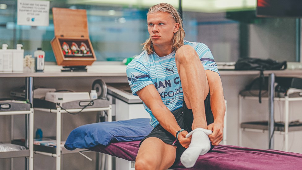 Gallery: Erling Haaland's first day at City