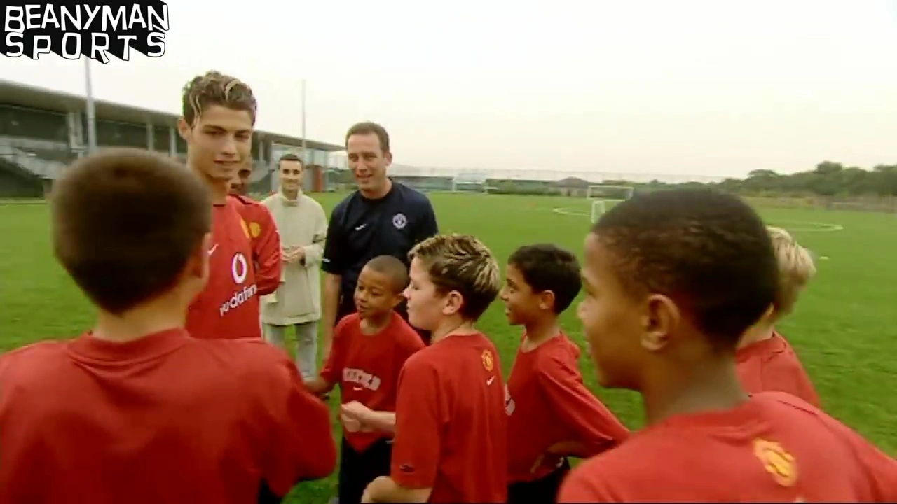 An 18-year-old Cristiano Ronaldo coach a young Jesse Lingard at Manchester United and prepare to feel nostalgic