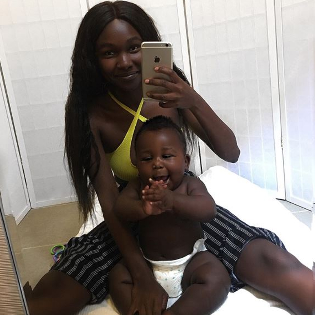 Young Mother Celebrates Her Adorable Baby With the Most Gorgeous Black Skin