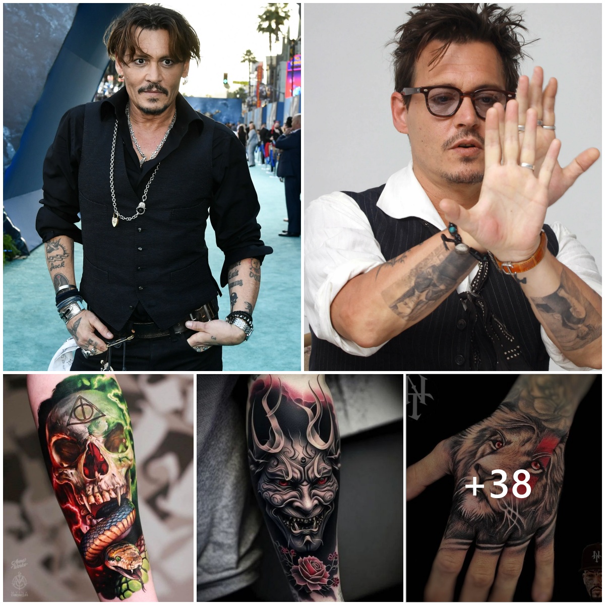 JoҺnny Depp celeƄrates winning chɑllenge wιth new tattoo and meaning ...