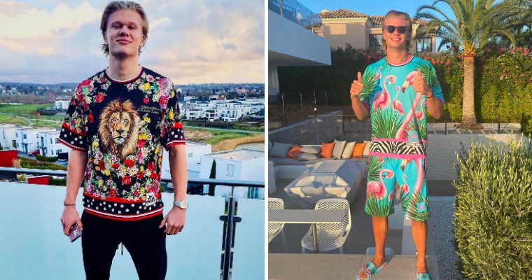 Erling Haaland's 10 most outrageous outfits as he breaks Premier League scoring record