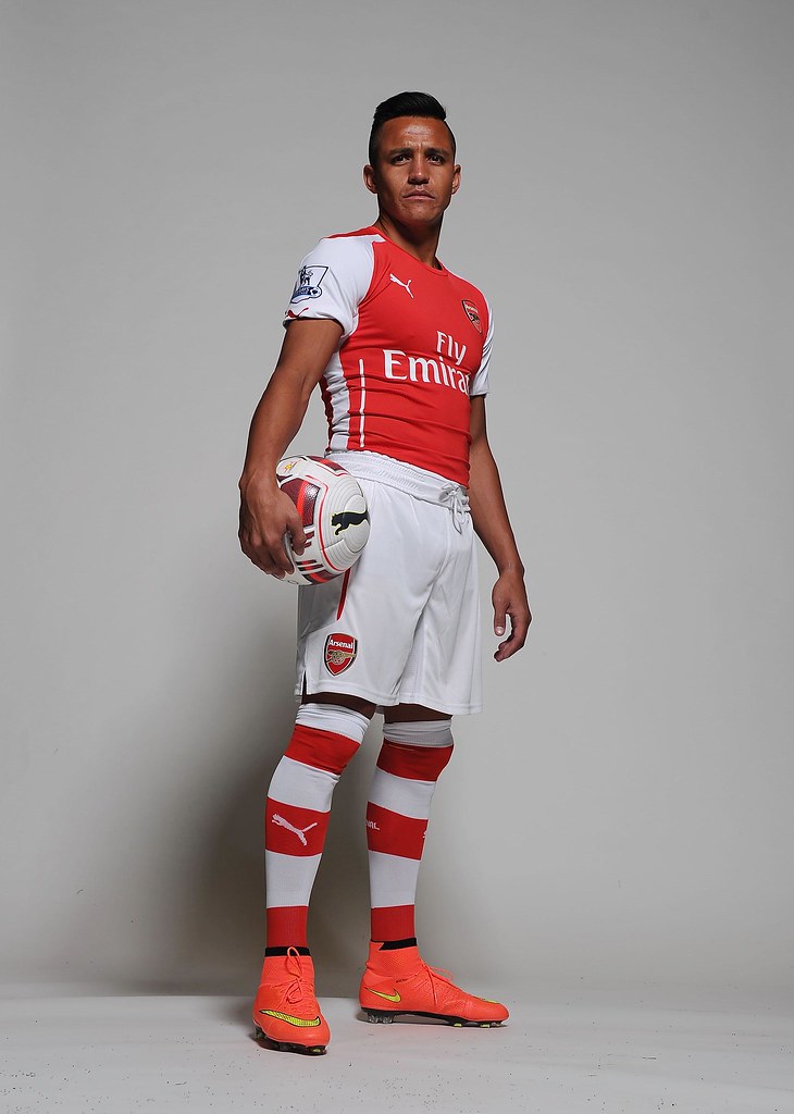 Arsenal Unveil New Signing Alexis Sanchez | ST ALBANS, ENGLA… | Flickr