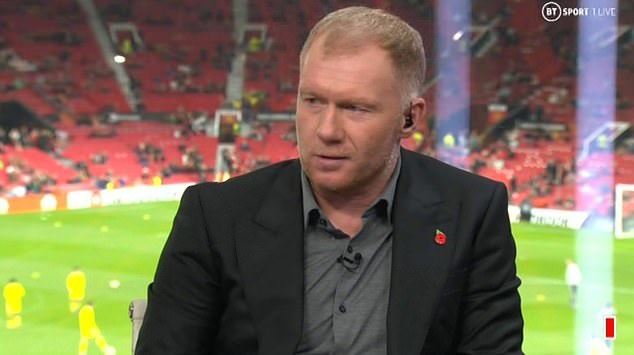 Paul Scholes was particularly unimpressed and claimed Antony needed it 'knocked out of him'
