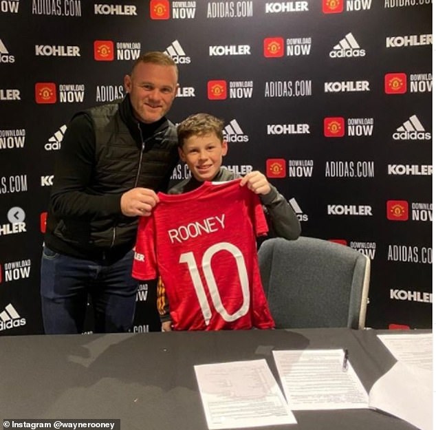 Kai wants to emulate his famous father and play for Man United's senior side