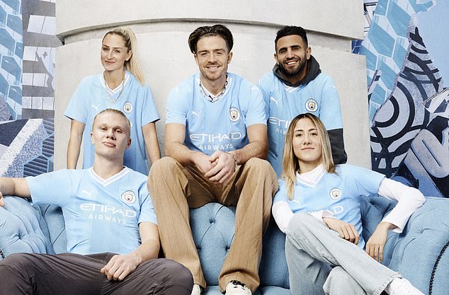 Manchester City unveil new home shirt for the 2023-24 season and pay homage to the Etihad