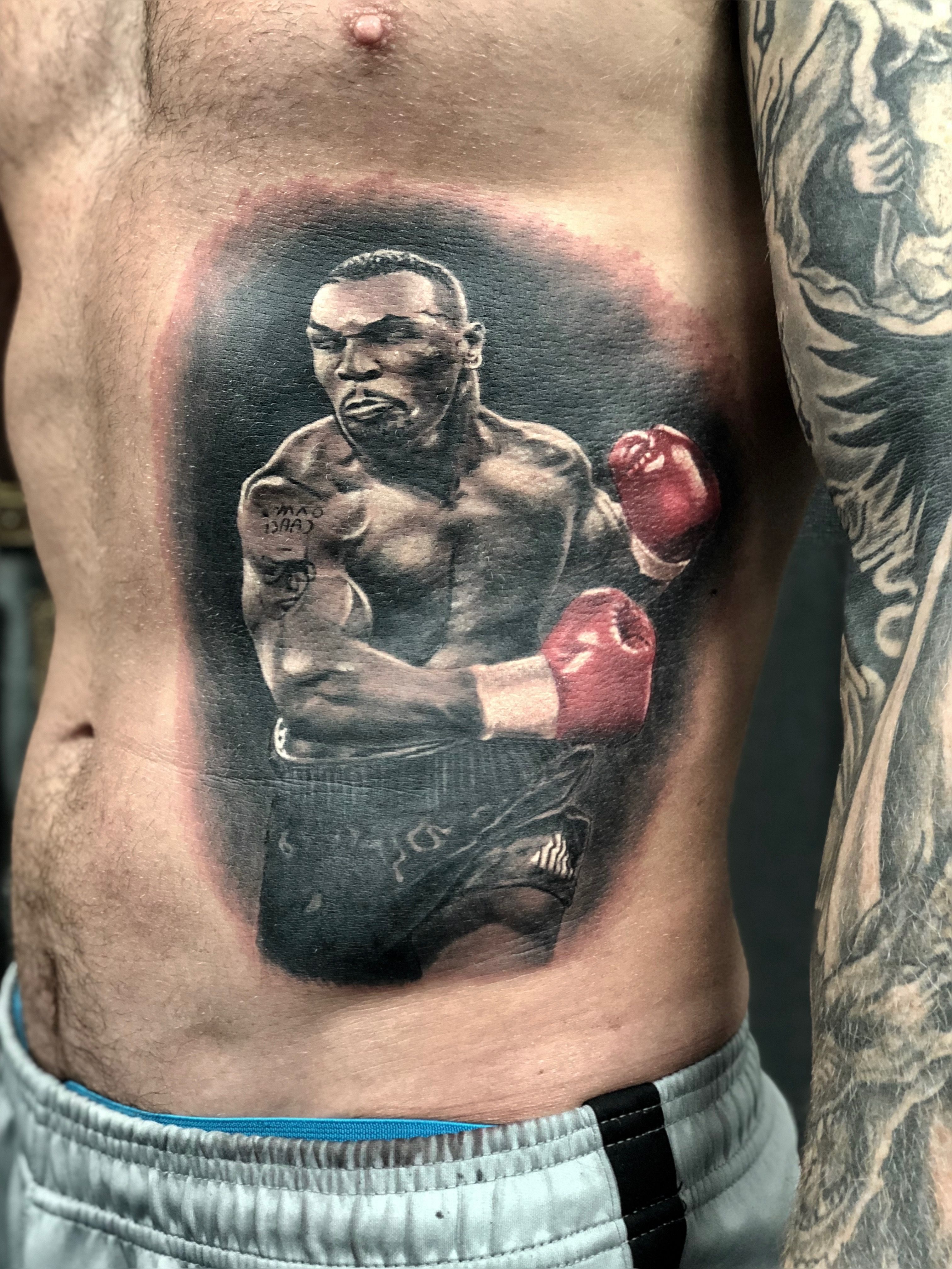 Mike Tyson tattoo by Lorand! Limited availability at Revival Tattoo Studio!