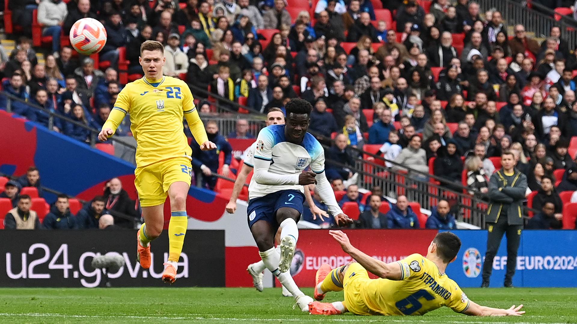 England 2-0 Ukraine: Bukayo Saka stars as Harry Kane scores again