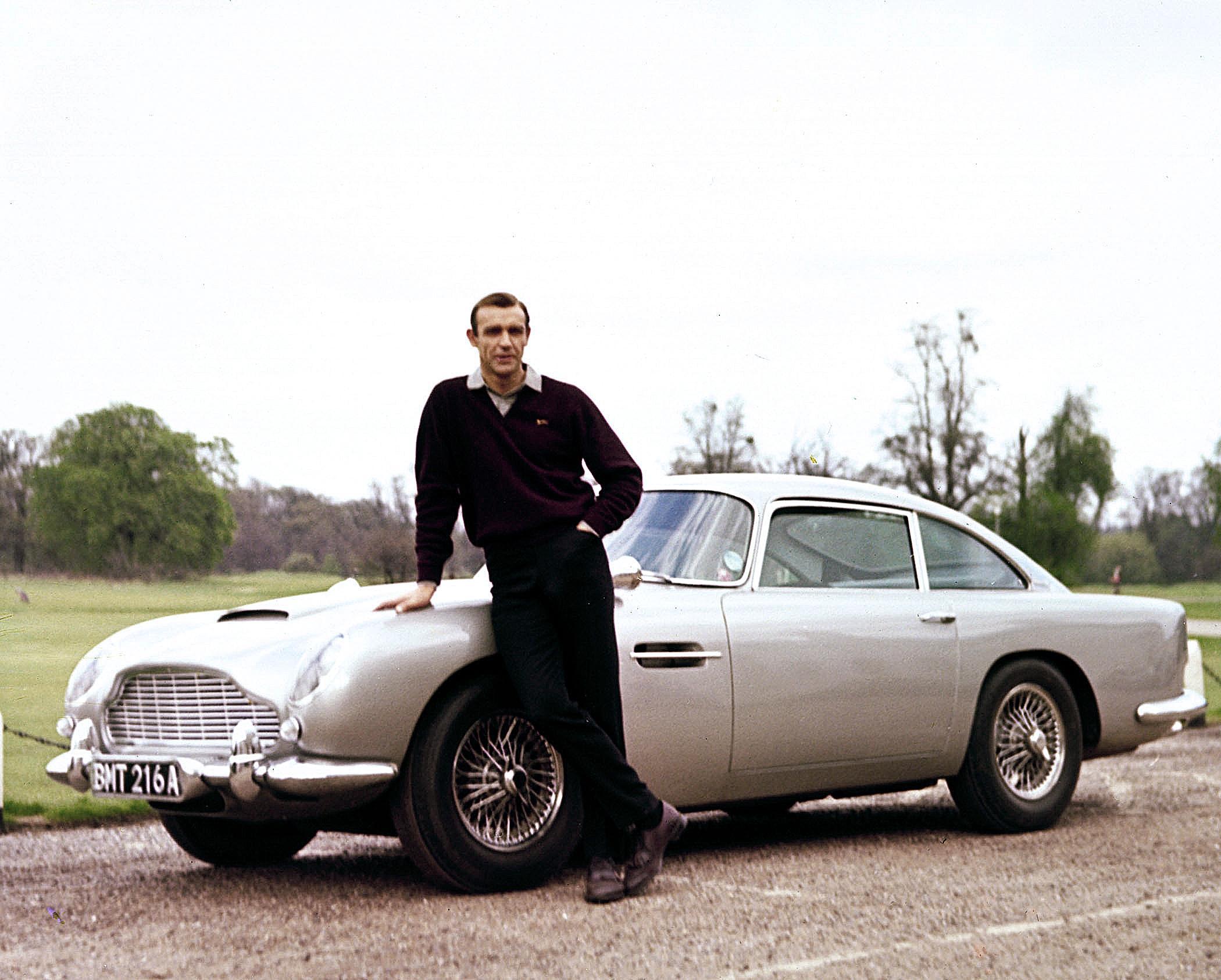  Sean Connery drove an Aston Martin DB5 when he starred as James Bond in Goldfinger in 1964