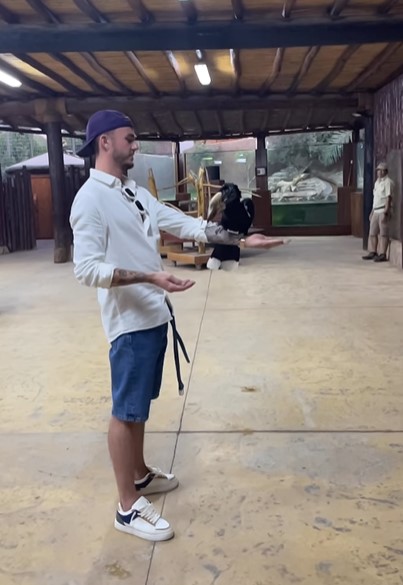 Maguire and Maddison visit controversial zoo where Man Utd ace McTominay was slammed for playing tug-of-war with tiger