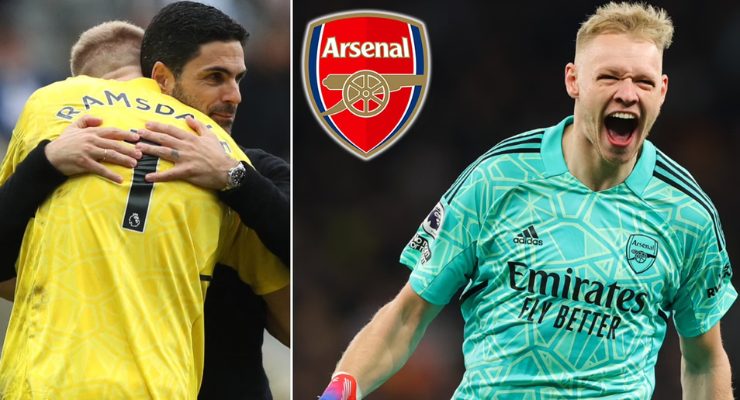 Arsenal goalkeeper Aaron Ramsdale signs new four-year contract which DOUBLES his wages to £120,000-a-week after impressive season... with boss Mikel Arteta 'also set to wrap up longer deal for Gunners star Bukayo Saka'