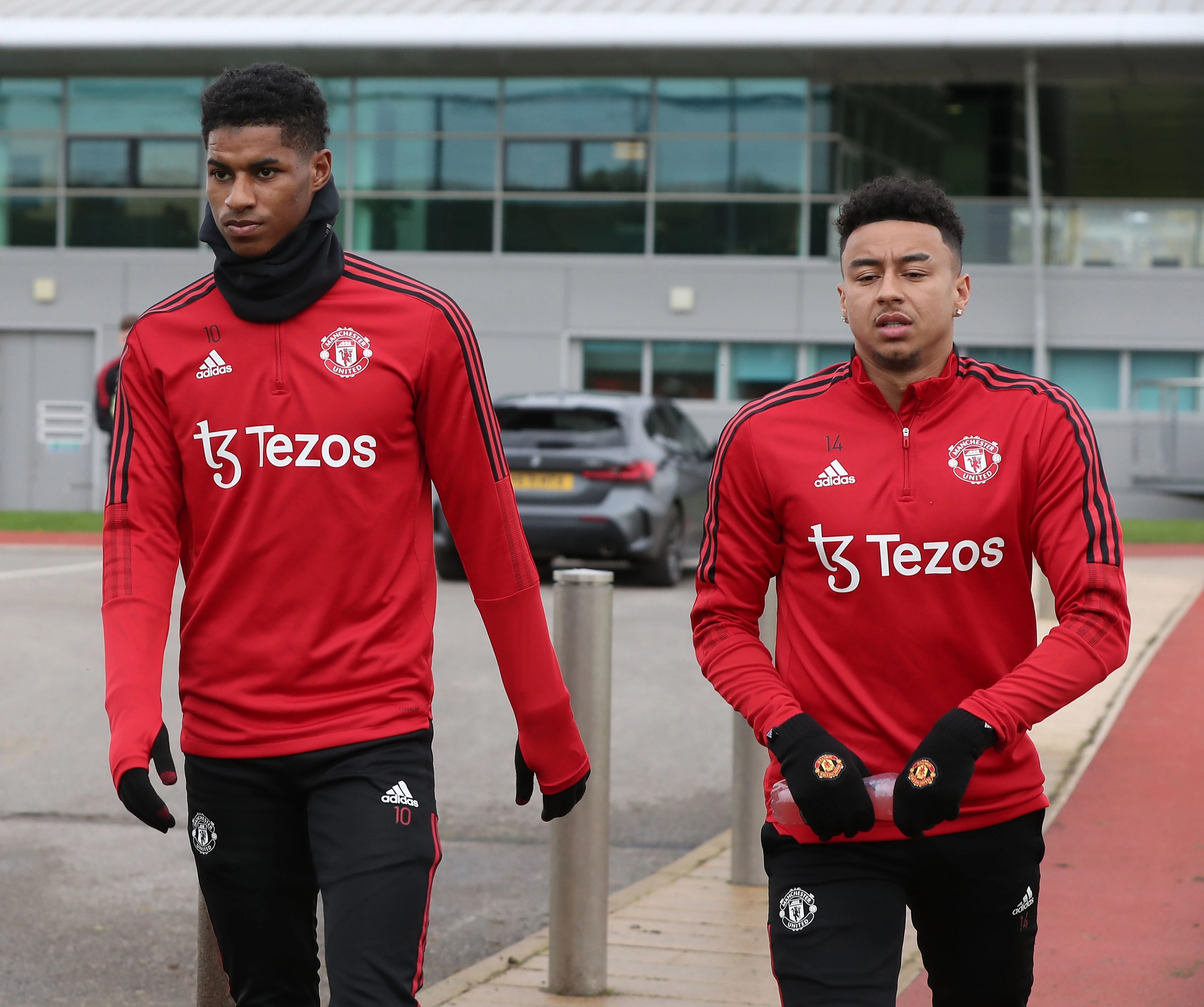 The pair re-united with Lingard now at Nottinghaм Forest