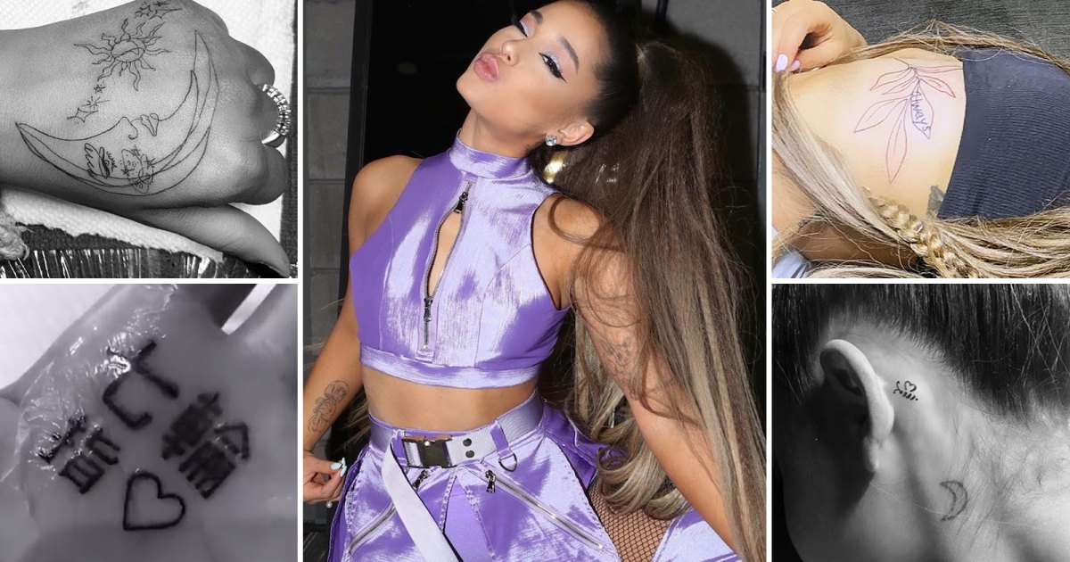 Ariana Grande Tattoos: A Guide to All of Her Pieces of Ink