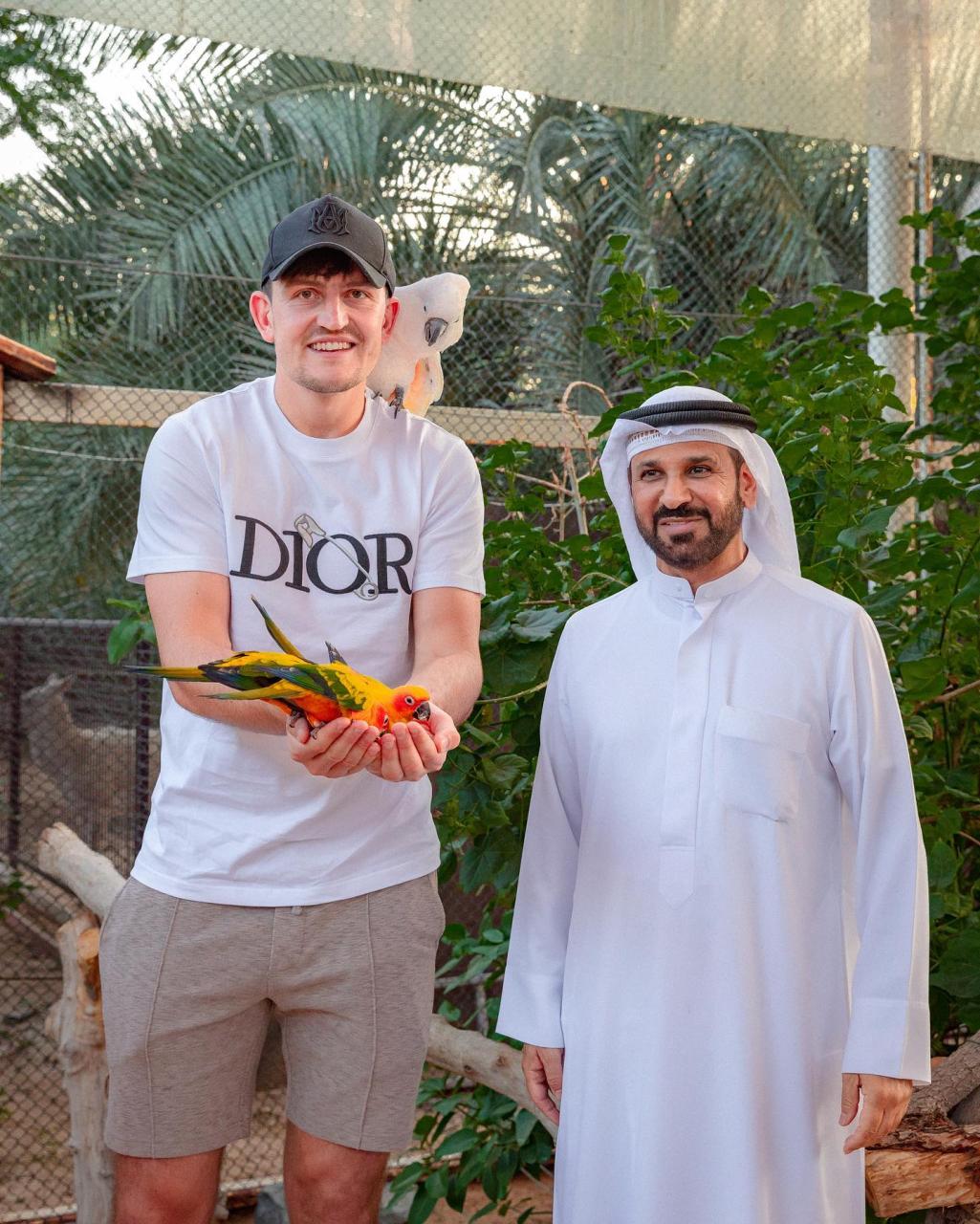 Maguire and Maddison visit controversial zoo where Man Utd ace McTominay was slammed for playing tug-of-war with tiger