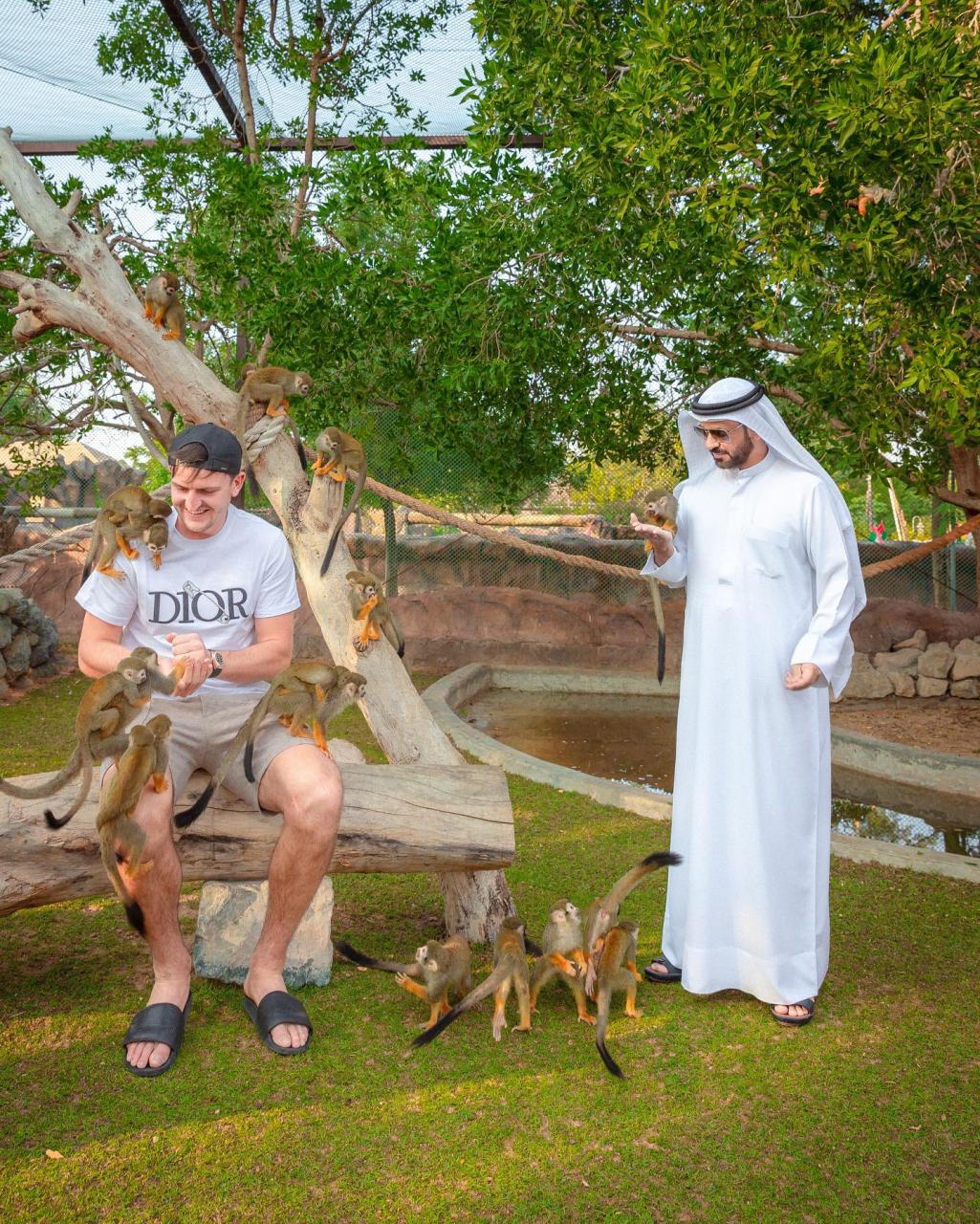 Maguire and Maddison visit controversial zoo where Man Utd ace McTominay was slammed for playing tug-of-war with tiger