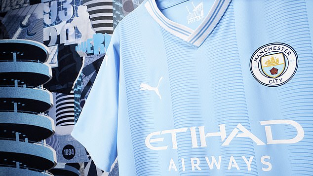 Manchester City unveil new home shirt for the 2023-24 season and pay homage to the Etihad