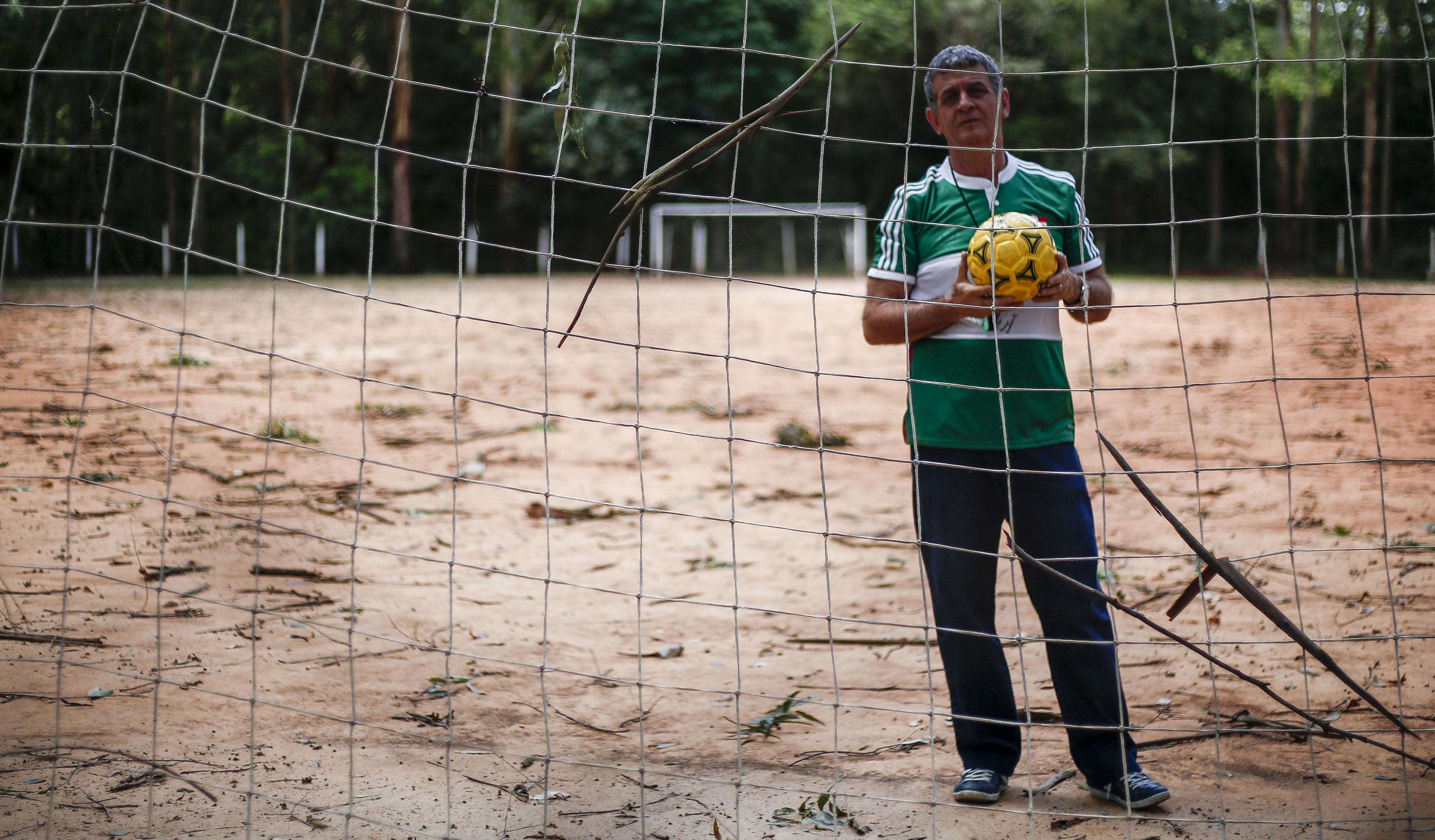 Muddy pitches next to a prison.. inside the club where ex- Man City Gabriel Jesus started out