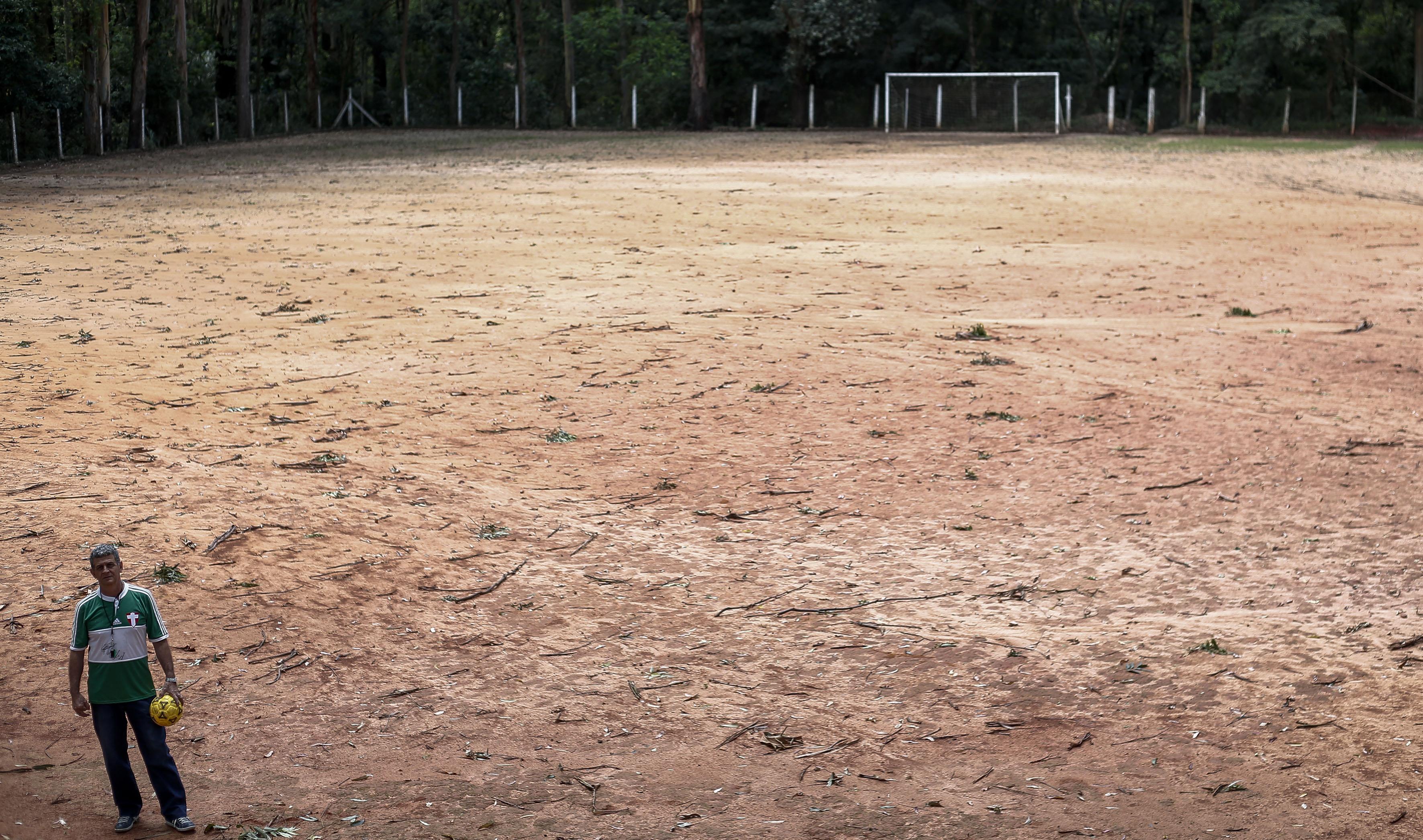 Muddy pitches next to a prison.. inside the club where ex- Man City Gabriel Jesus started out