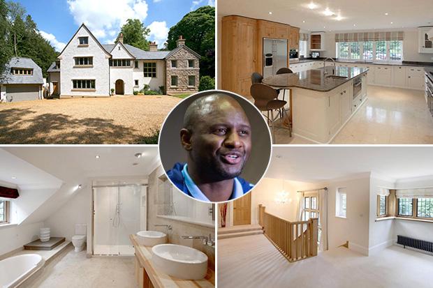 See inside Arsenal legend Patrick Vieira's £2.2m Cheshire mansion he's just put up for sale... and is he moving to take over from Arsene Wenger?