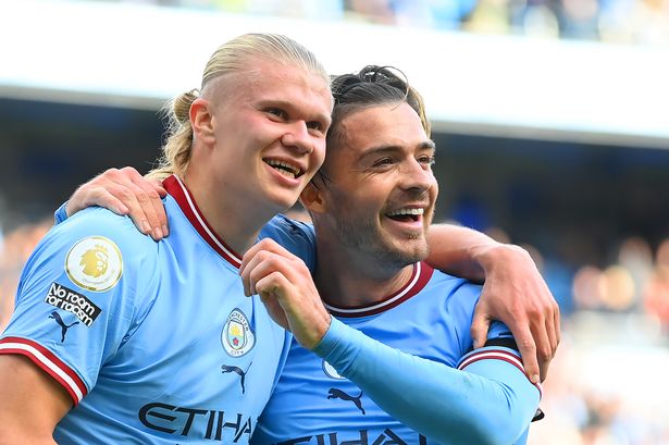 Jack Grealish shares on-pitch running joke he has with Man City teammate Erling Haaland - Manchester Evening News