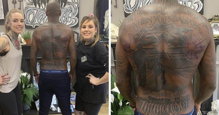 Ex-Man Utd star Ashley Young shows off incredible football-inspired back tattoo - Go News