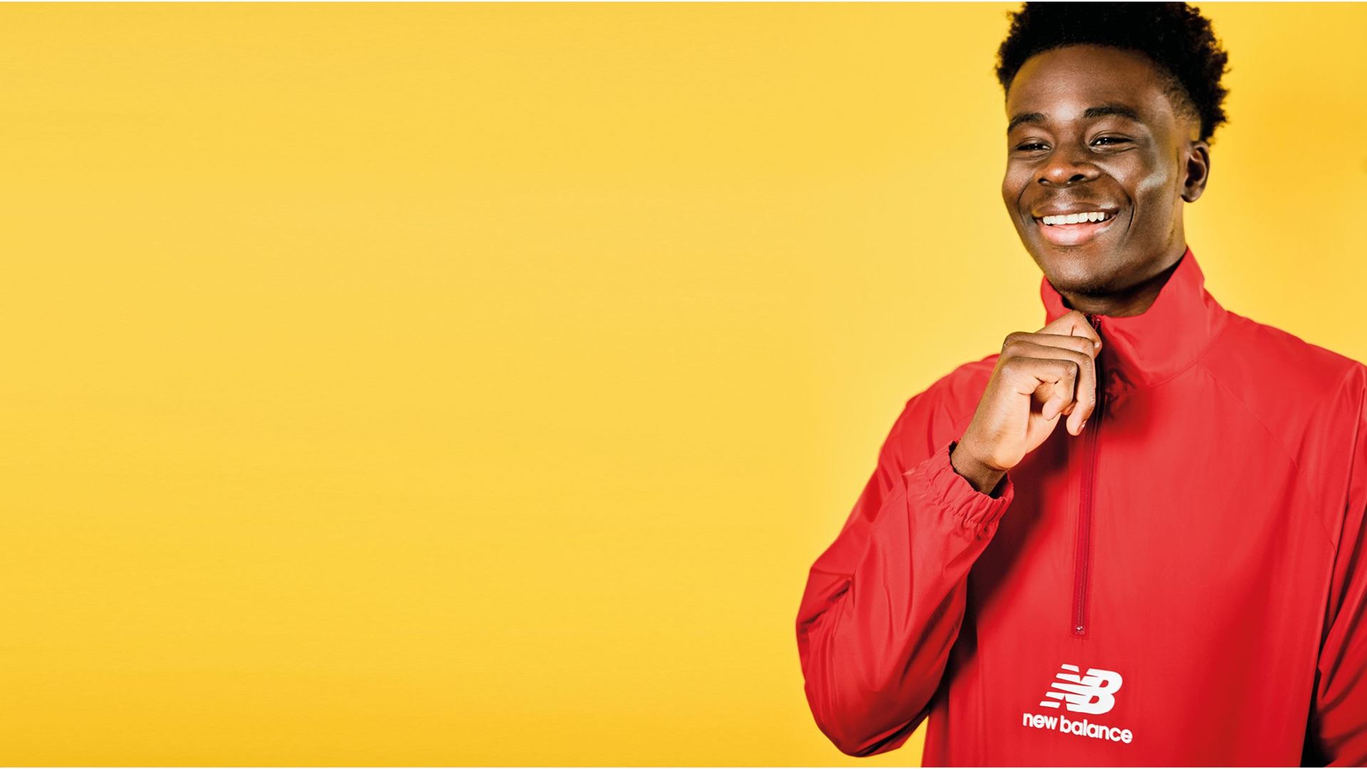 Bukayo Saka: ‘It feels amazing to have a brand like New Balance behind me’