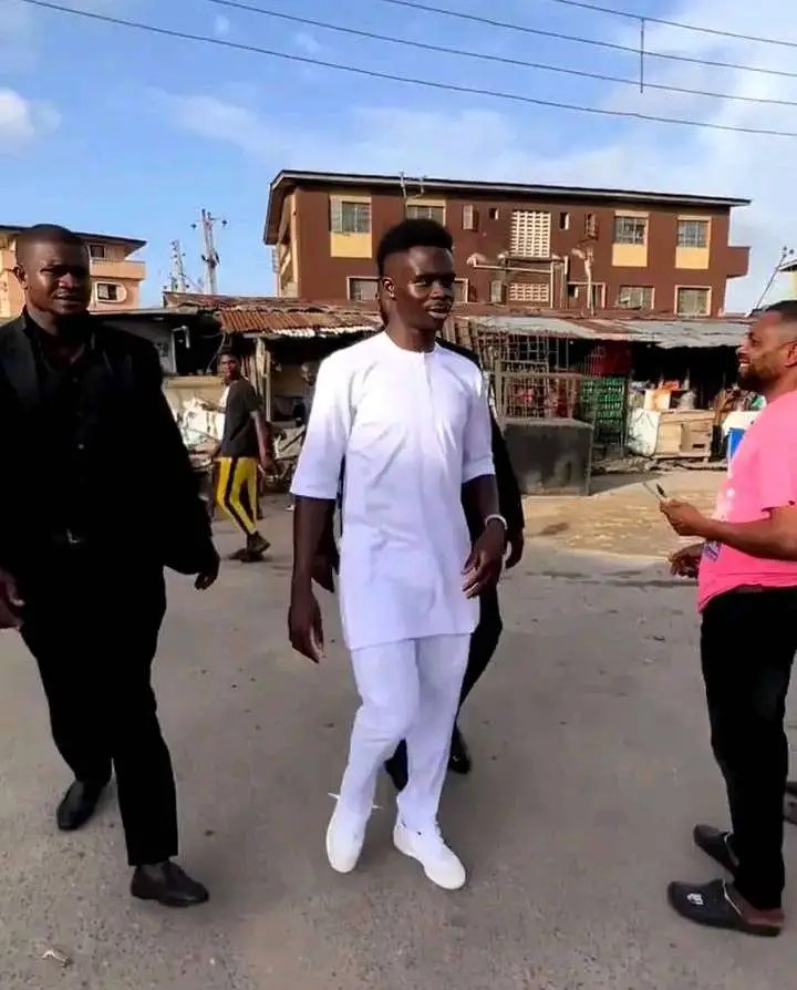 Arsenal Star Bukayo Saka Visits Lagos - Complete Sports