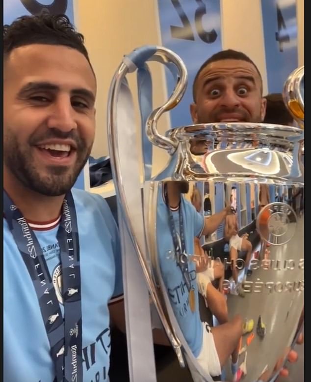 Inside Man City's Treble party: Manchester City's Champions League title celebrations are in full-swing